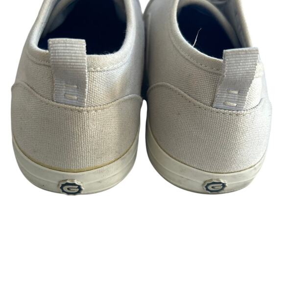 Greats The Wilson Tan Canvas White Leather Toe Sneaker - Picture 6 of 10